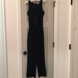 LOFT Black Jumpsuit w/ Front Detail
